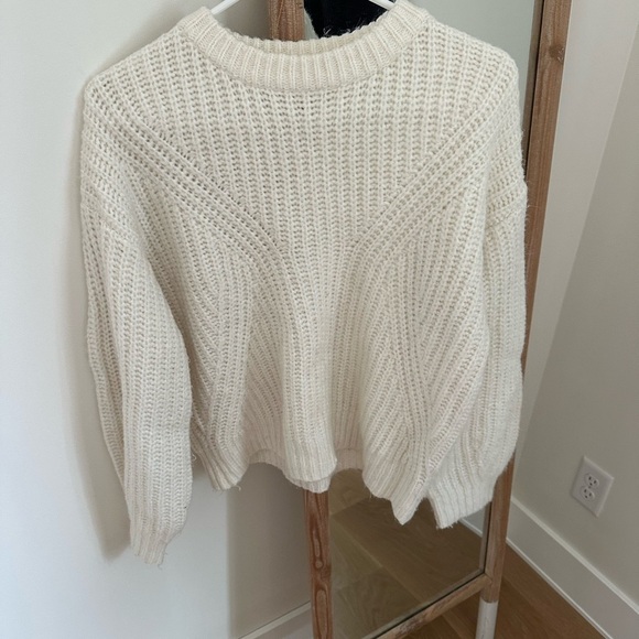 a new day Sweaters - A New Day Cozy Cream Knit Sweater